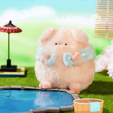 Adorable Bath Piggy Plush Bag Charm, Stuffed Animal Keychain